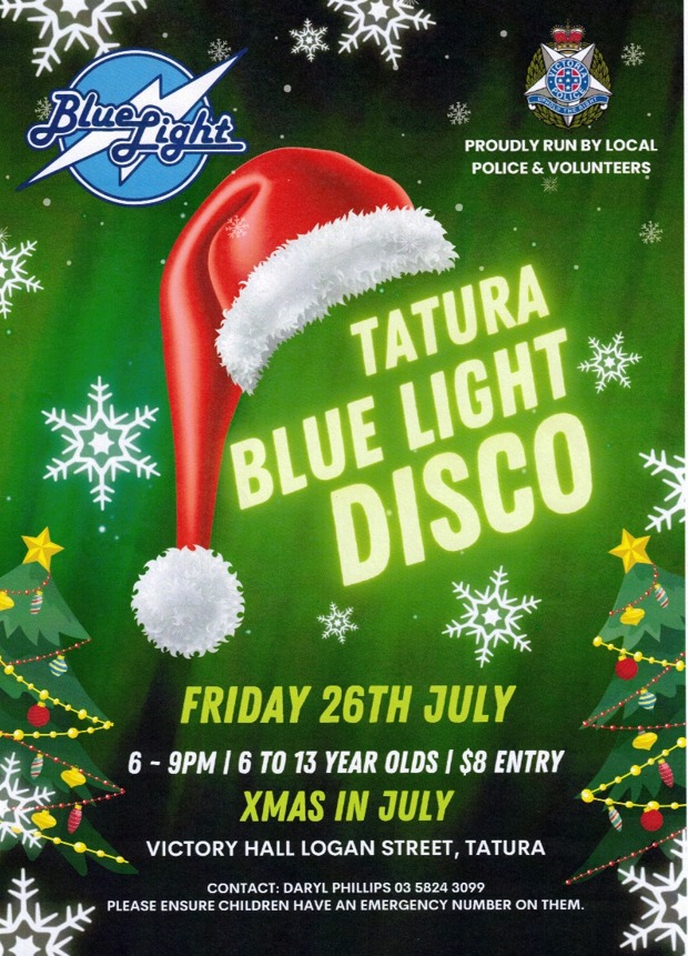 Featured image for “Tatura Blue Light Disco”